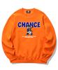 TRIPSHION Baseball Bear Graphic Crewneck - Orange