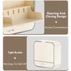 Non Perforated Drain Soap Holder Single/Double Grid Bathroom Storage Rack  Soap Dispenser