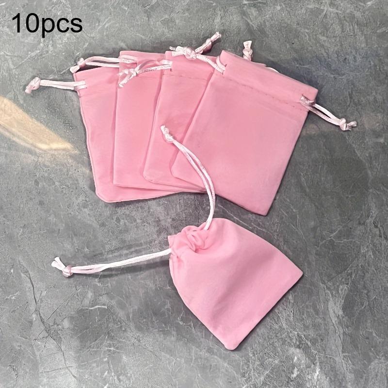 

10pcs Velvet Jewelry Gift Bags with Drawstrings Soft Storage Pouches Jewelry Organizer Birthday Presents Bags for Wedding Favors 7x9cm