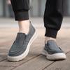 New Lazy One-pedal Canvas Shoes Men's Breathable Wide-headed Thick-soled Non-slip Casual Shoes Men's Washed Cloth Shoes Summer