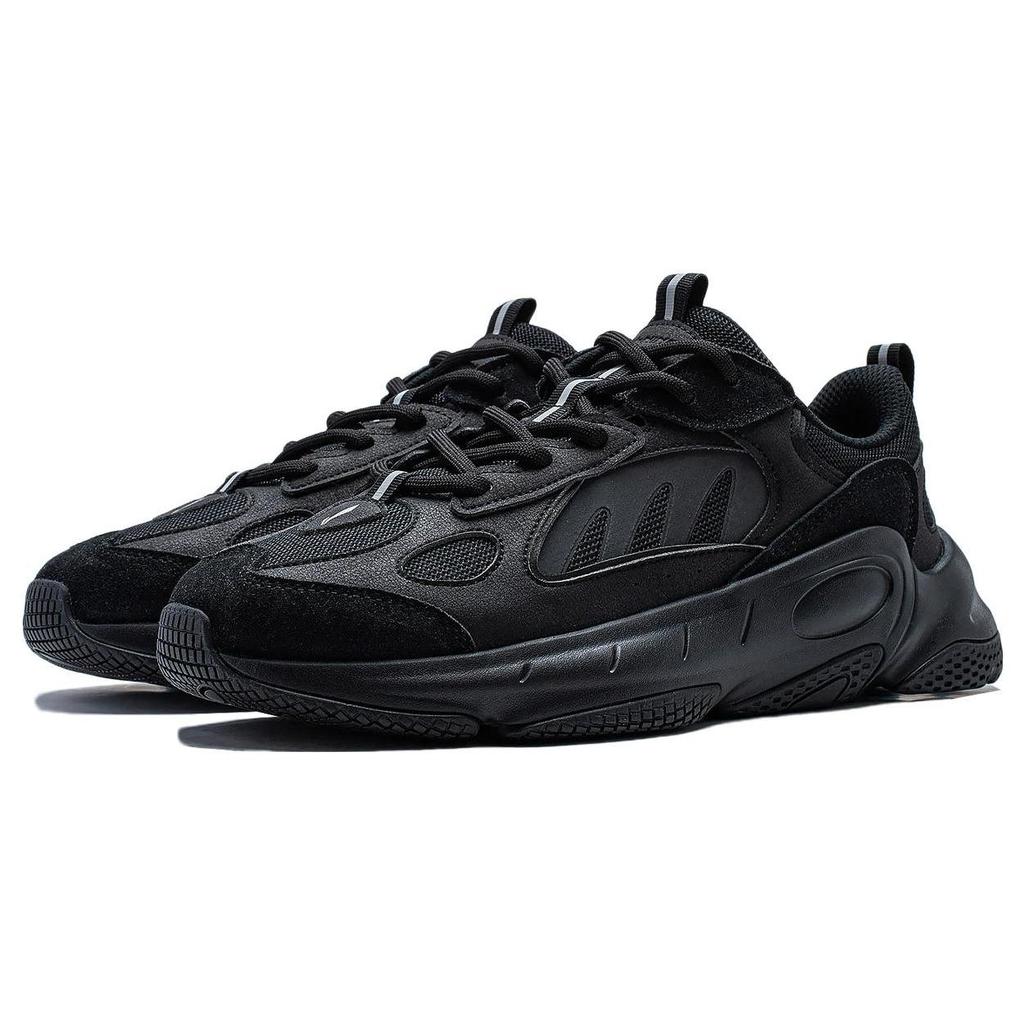 Li Ning Wing Style Low Top Abrasion Resistant Casual Shoes Men's Black AGCT461-4