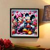 DIY Diamond Painting Round Diamond Happy Minnie Mickey Full Diamond Mosaic Home Decoration Painting Cross Stitch Kit