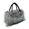 2025 Luxury New Design Women's Faux Fur Handbag Winter Soft Warm Bag Girls Fluffy Large Capacity Tote bag High Quality Fur Purse