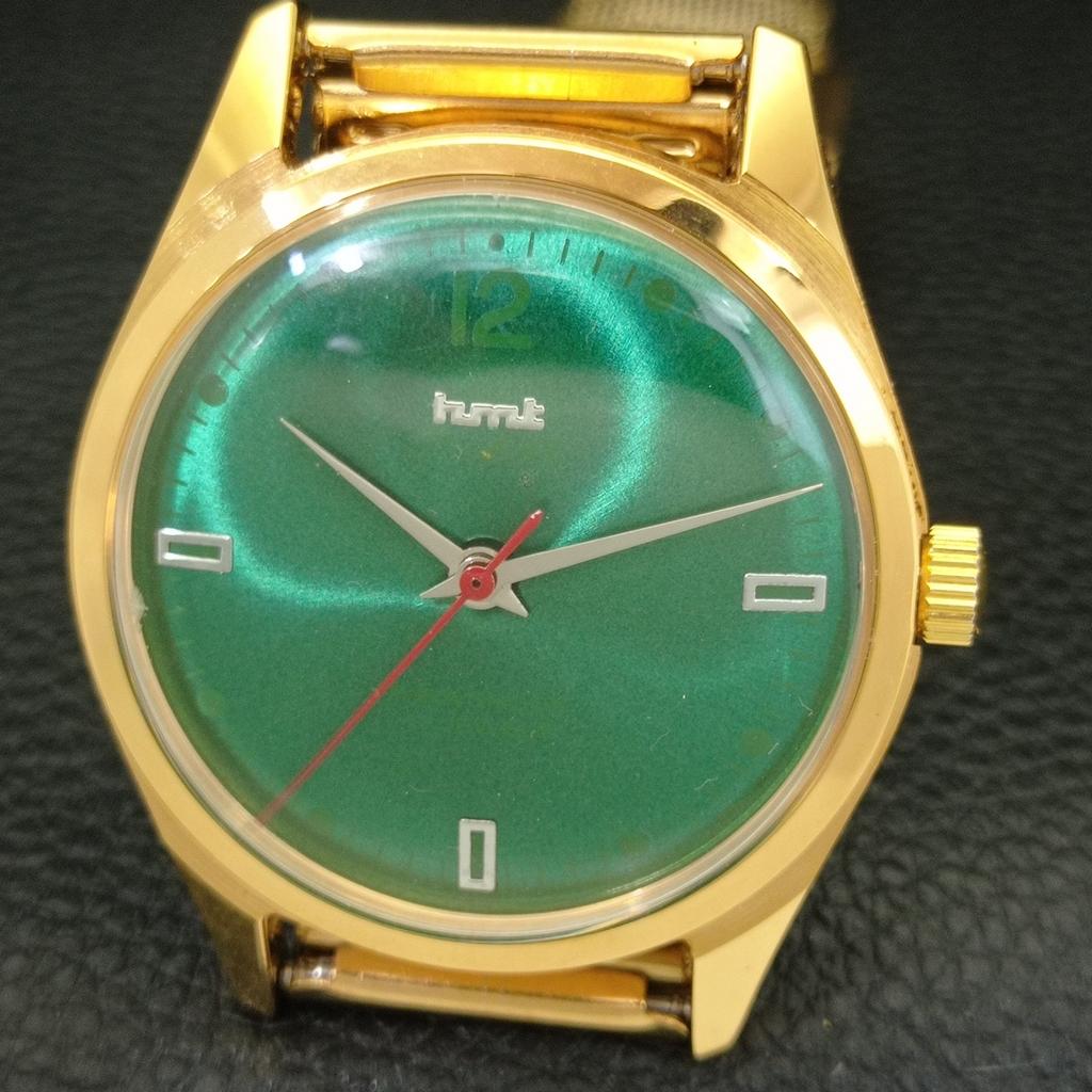 HMT PILOT VINTAGE COR VERDE RELÓGIO MASCULINO INDIANO DE CORDA MANUAL a702081-5