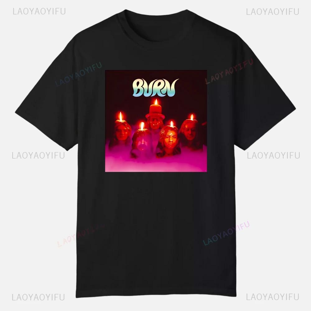 

Deep Purple Funny Clothes Printed Cotton Tops Plain Short Sleeve Tees Men Clothing Graphic Streetwear Quality T-shirt Custom S разноцветный