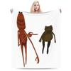 Marcus The Worm I Dont Like This Rock Super Warm Throw Blanket for Kids and Adults Cozy Winter Blanket for Couch Bed Home Decor