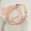 99 Glass Imitation Pearl Tassel Prayer Beads Bracelet Charms, Middle Eastern Design, 6mm Size