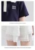 Spitzen-Sommerrock & T-Shirt Set für Mädchen - Modisches Prinzessinnen-Zweiteiler-Outfit