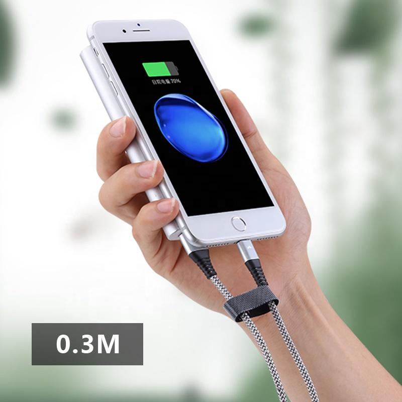 Type C New Design Data Cables 2.4a Current Output Nylon Braid + Aluminium Alloy High Speed Data Cable