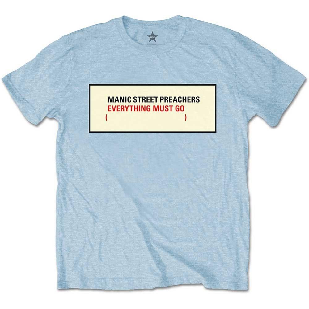 Manic Street Preachers Everything Must Go T-shirt Small Light Unisex T-Shirt S