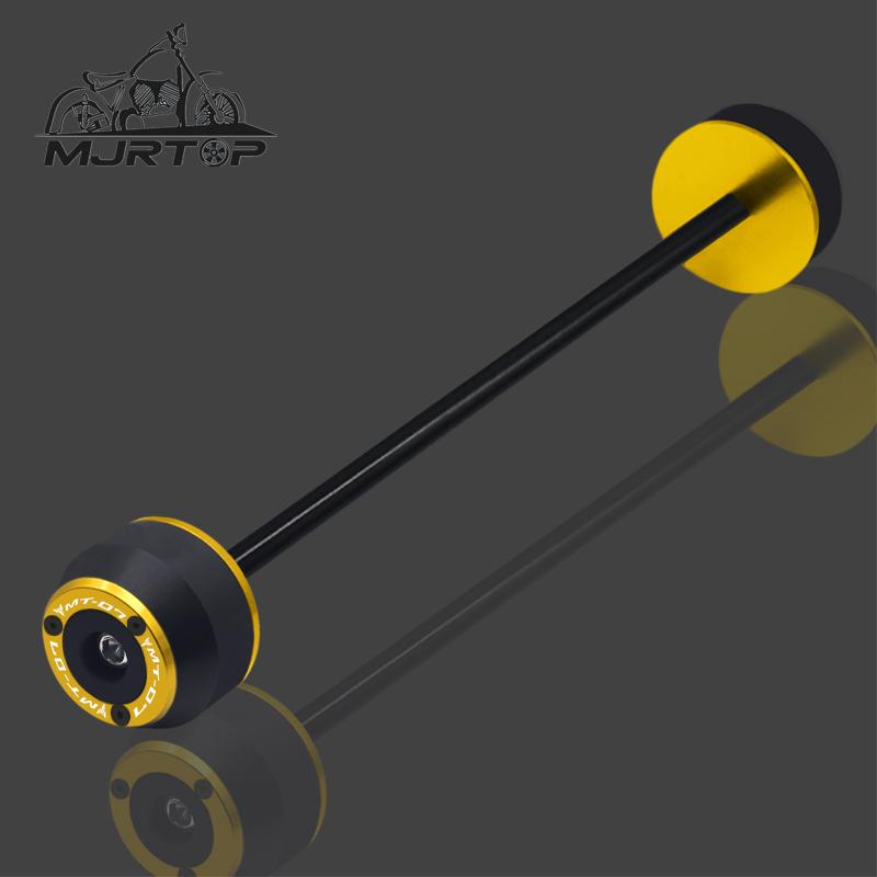 Fits For MT-07 MT07 MT 07 FZ-07 FZ07 XSR700 14-24 Motorcycle CNC Rear Front Axle Wheel Protector Fork Crash Slider Pads mt-07