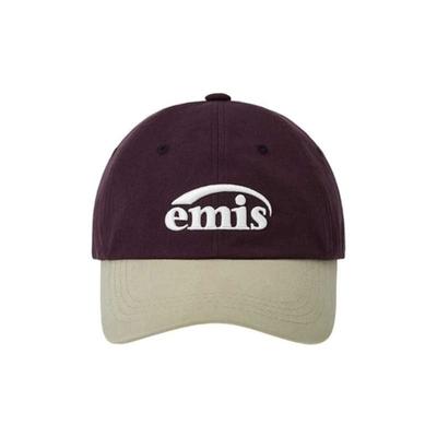 Emis Gorra de béisbol MIX LOGO NUEVO(RENOVACIÓN)-BEIGE/VINO