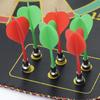 Jeu de fléchettes magnétique avec 12 fléchettes magnétiques Jeux de fléchettes sûrs pour l'intérieur et l'extérieur Design enroulable double face Parfait pour un cadeau de Noël