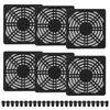 PATIKIL Grelha de Filtro de Ventoinha de 80mm, Pacote com 6, Tampa de Filtro de Poeira de Ventilação de Plástico, Ventoinha de Refrigeração, com Parafusos, para Oficinas Industriais, Computador