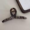 Retro Leopard Print High-Grade Large Clip Hair Accessories For Women