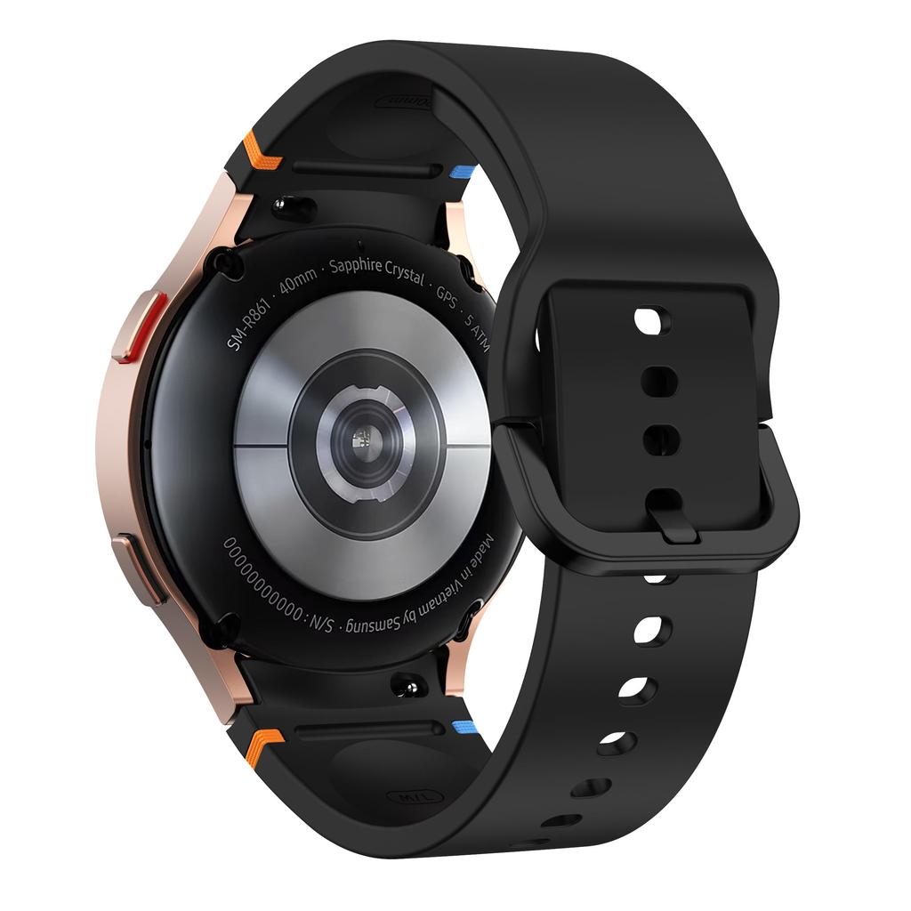 20mm Silicone Watch Strap For Samsung Galaxy Watch 7/6/5/4 44mm 40mm Bracelet Galaxy Watch 6 classic 5 pro 45mm 47mm 43mm Band