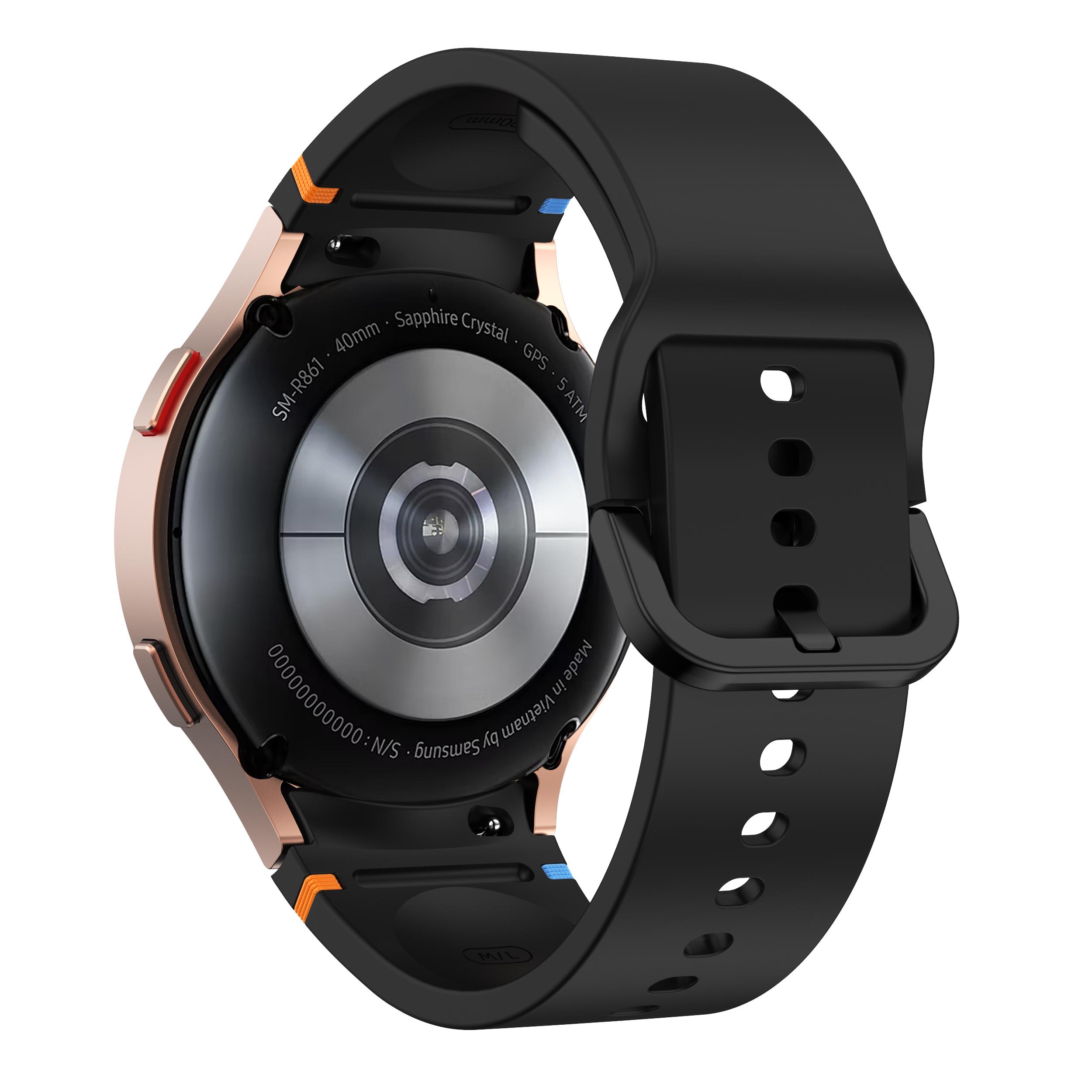 

Силиконовый ремешок для часов 20 мм для Samsung Galaxy Watch 7/6/5/4 44 мм 40 мм Браслет Galaxy Watch 6 classic 5 pro 45 мм 47 мм 43 мм Ремешок Galaxy Watch 7 40mm чёрный