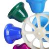 8 Note Hand Bell Percussion Instrument Musical Toy with Sitck for Children Toddler Kids Early Musical Education