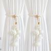 1PC Delicate Curtain Lace-up Adjustable Three-dimensional Flower Curtain Buckle Home Decoration