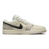 Jordan Air Jordan 1 Slip Resistant And Breathable Low top Vintage Basketball Shoes Women's Beige Brown HQ3440-101(Team56-)
