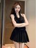 Women's 2026 Summer Lace Halter Dress: Chic, Waist-Cinched Short Skirt