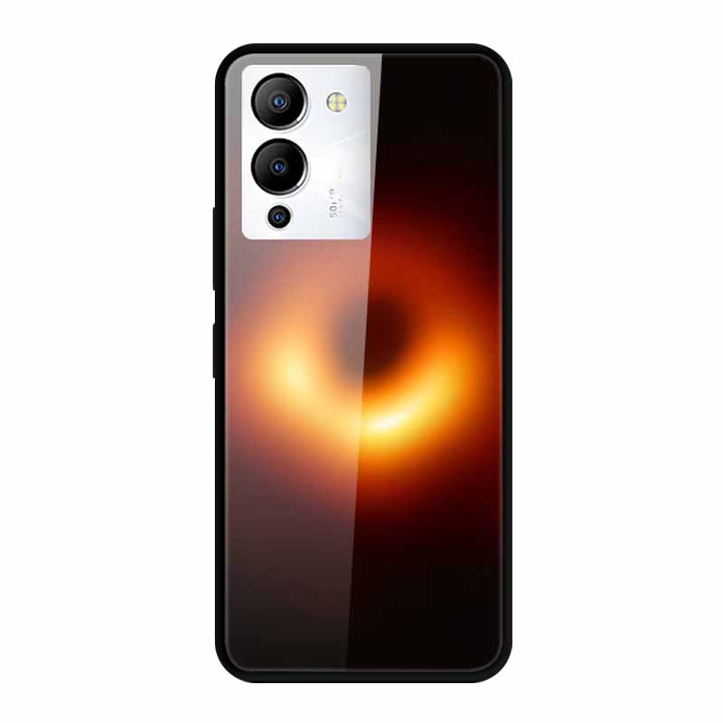 Luxury Shockproof Tempered Glass Back Cover Hard Case For Infinix Note 12 G96 Infinix Note 11pro 11s Protective Cool Phone Cover
