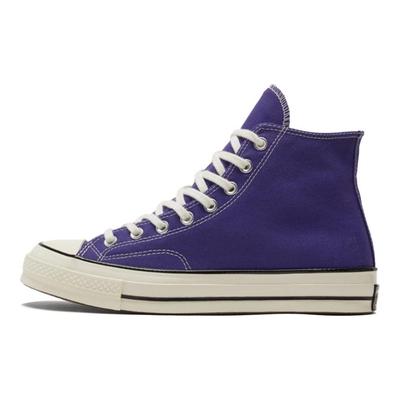 Années 1970 Chuck Taylor Classiques Polyvalentes Confortables Quotidiennes Hautes Toile Chaussures Unisexe Violet Impérial