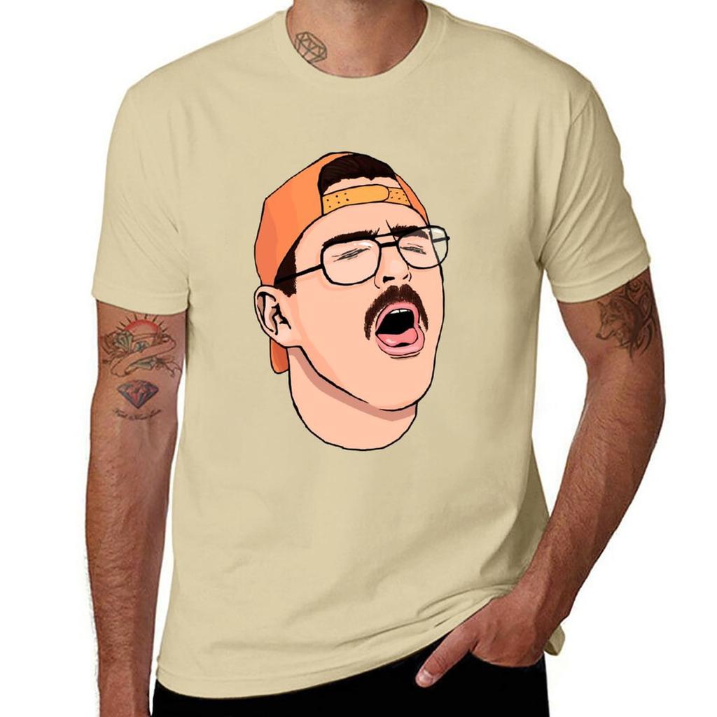 Julien Coughing TShirt Blanks Quickdrying T Shirts Men