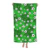 Colorful Soccer Ball Football Beach Towel Oversized Microfiber Quick Dry Bath Towel for Kids Adult Travel Pool Swimming Camping