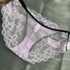 Lace Lace Flower Transparent Briefs Patchwork Underpants Breathable Female Lingerie  Girl
