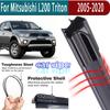 2pcs For Mitsubishi L200 Triton 2005- Front Windshield Wiper Blades 2006 2007 2008 2012 2018 Windscreen Window Accessories