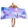 Leaf Pattern Printing Series Seaside Vacation Beach Towel Swimming Bath Towel Sports Towel