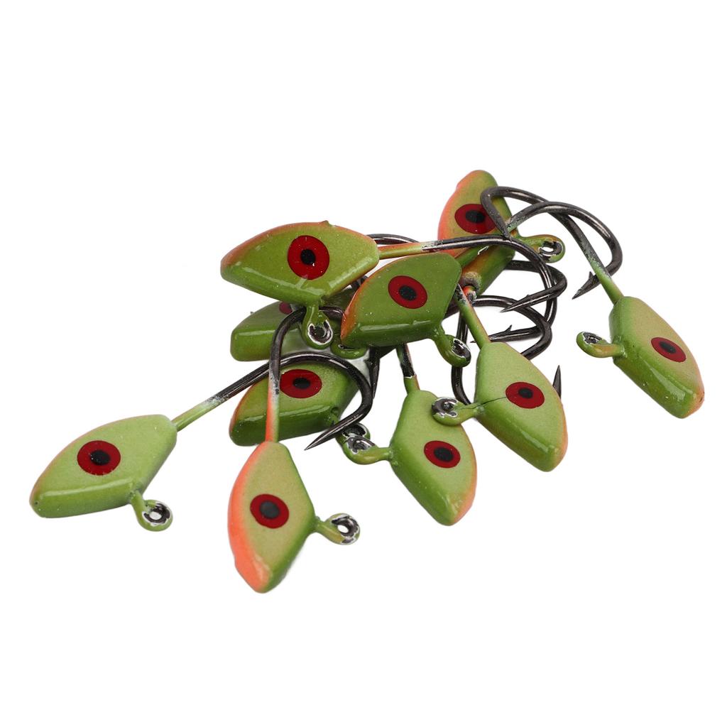 50 BUC Cârlig Pescuit pe Gheață Vârf Ascuțit Lustruit Colorat Formă Realistă Portabil Kit Cârlige Pescuit pe Gheață pentru Iarnă