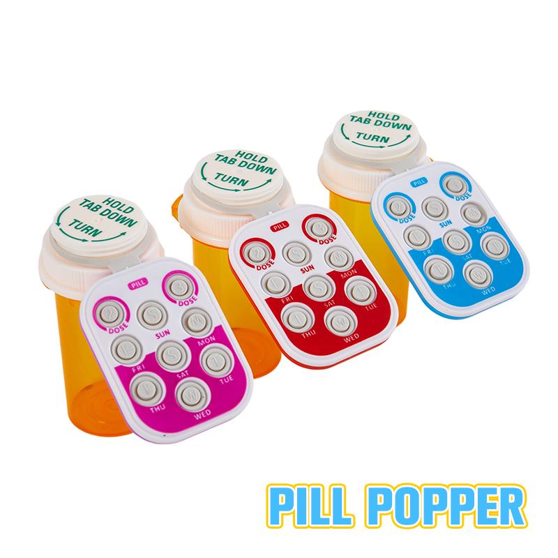Pill Case Storage Plastic Pill Box WithTimer Weekly Pillbox Medication Organizer Alarm Cases Mini Portable Reminder Drug Box
