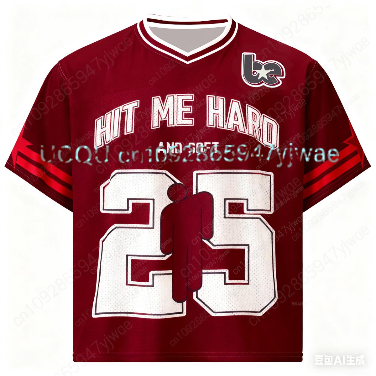 

American Singer Music Album Jersey Hit Me Hard And Soft Short Sleeved Fashion Streetwear Fan Gift Summer Men S Women S T-Shirts 6XL