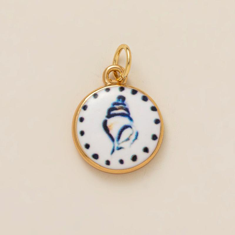 Colorful Dopamine Pendant With Oil Droplets Cute Strawberry Crab Heart Shell Pattern Diy Pendant Charms For Jewelry Making