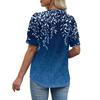 Womens Tops Short Sleeve Shirts Buttons V Neck  Fashion Outfits  Blouses  Casual