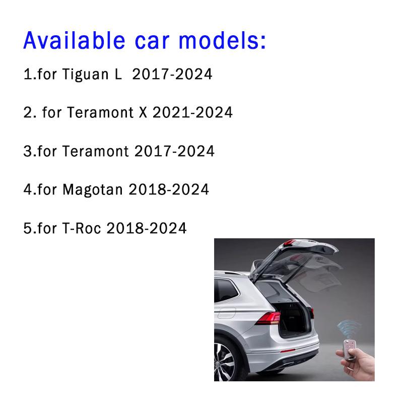 Automatic Lifting Electric Tailgate Lock Module with Remote Control Electric Electric Tailgate Refitted Tailgate for Volkswagen