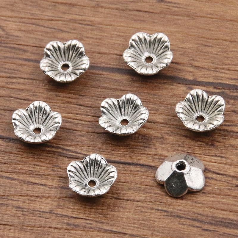 

Антикварные серебряные разделительные бусины в виде цветков: Многостильный, полый дизайн для браслетов и ожерелий DIY
