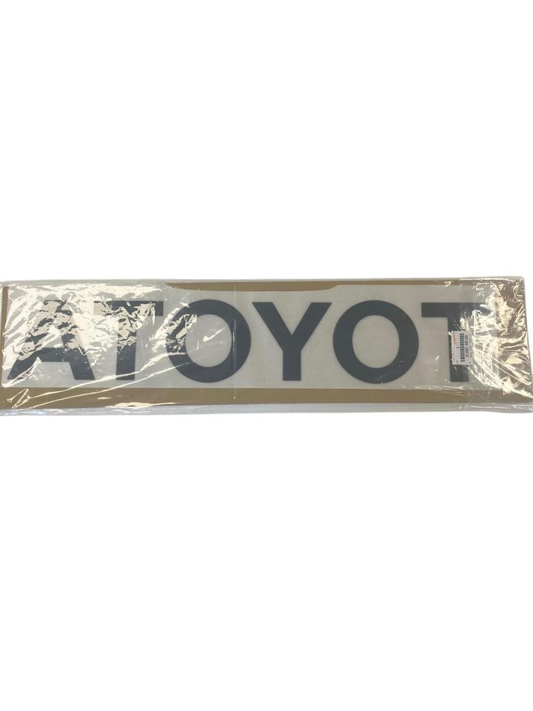 TOYOTA HILUX TOYOTA Decal GUN125 Genuine Product Silver [08189-35010]