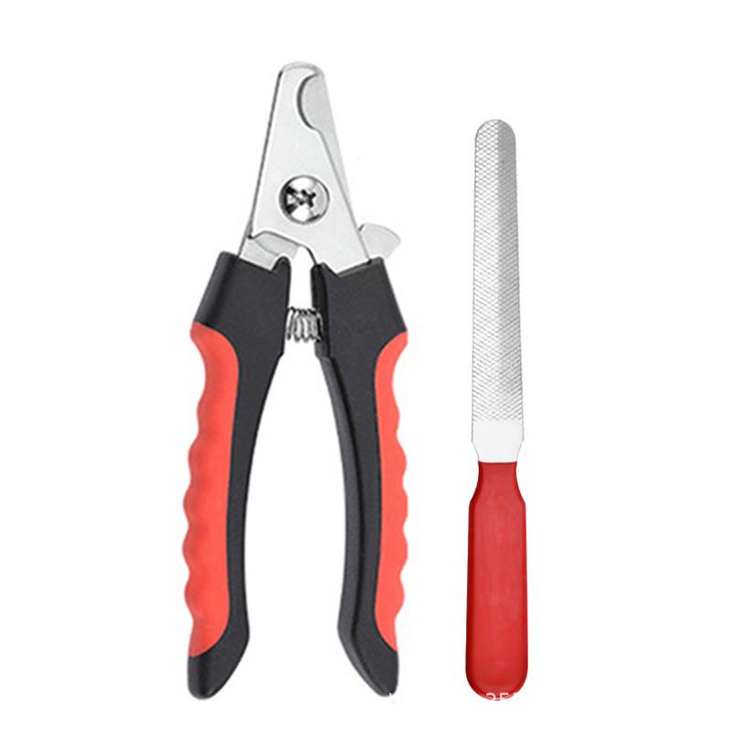 Pet Nail Clippers for Large Dog Nail Trimmer Stainless Steel Scissor Multifunctional Nail Cutter Cat Claw Care Grooming Supplies