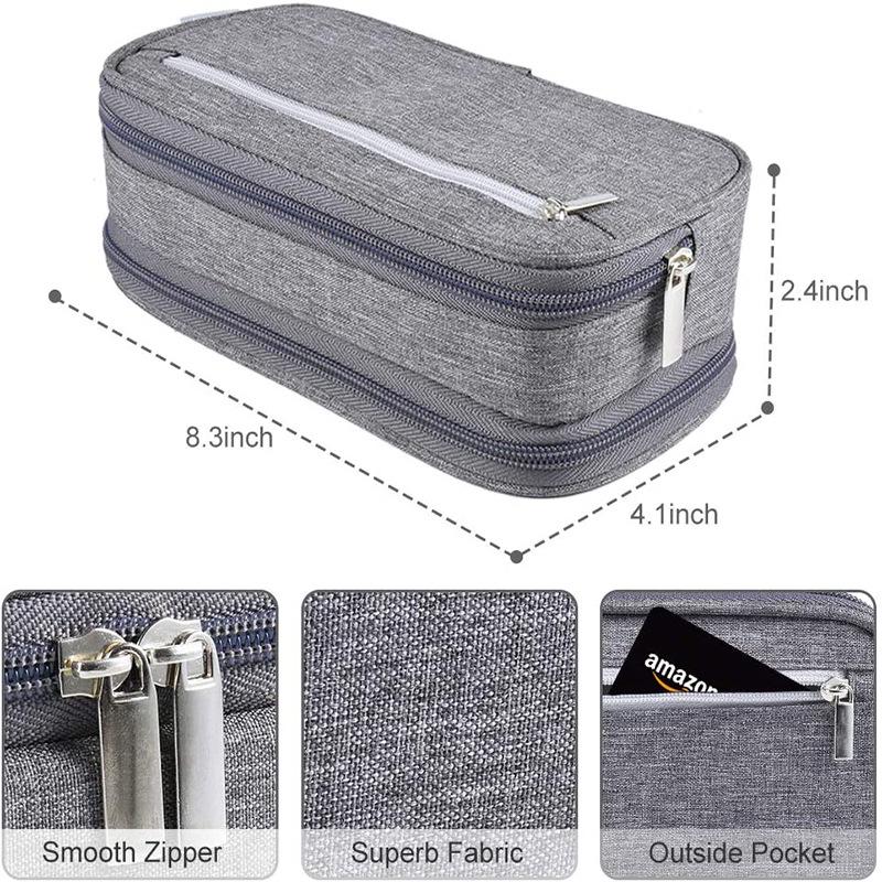 Three-Layer Large Capacity Multi-Functional Pencil Case for Primary School Students