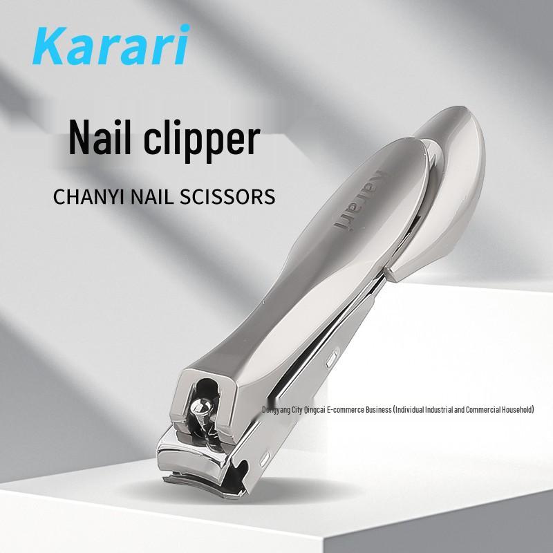 

Carbon Steel Anti-Splash Nail Clippers with File - Large Size for Manicure and Household Single Nail Care