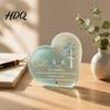 Sentimental Christmas Gifts for Besties Heart Ornament with Heartwarming Message Best Friend Decorative Personalized Keepsake Acrylic Desk