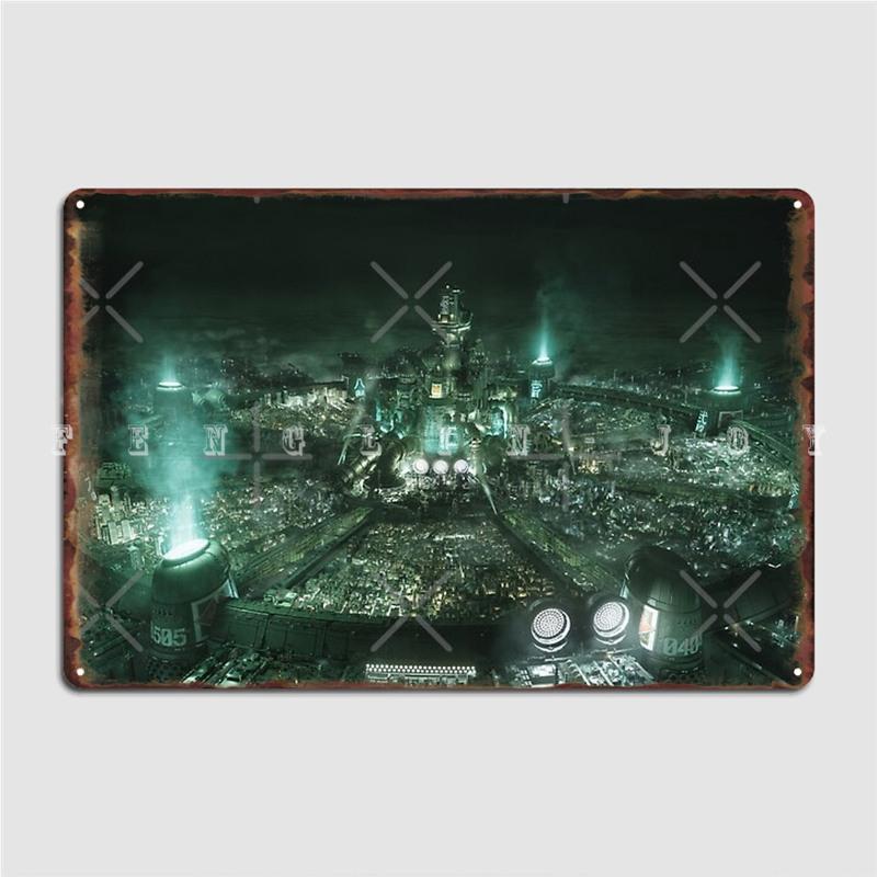 

Midgar [Remake] Metal Plaque Poster Pub Wall Retro Wall Decor Tin Sign Poster 20x30cm