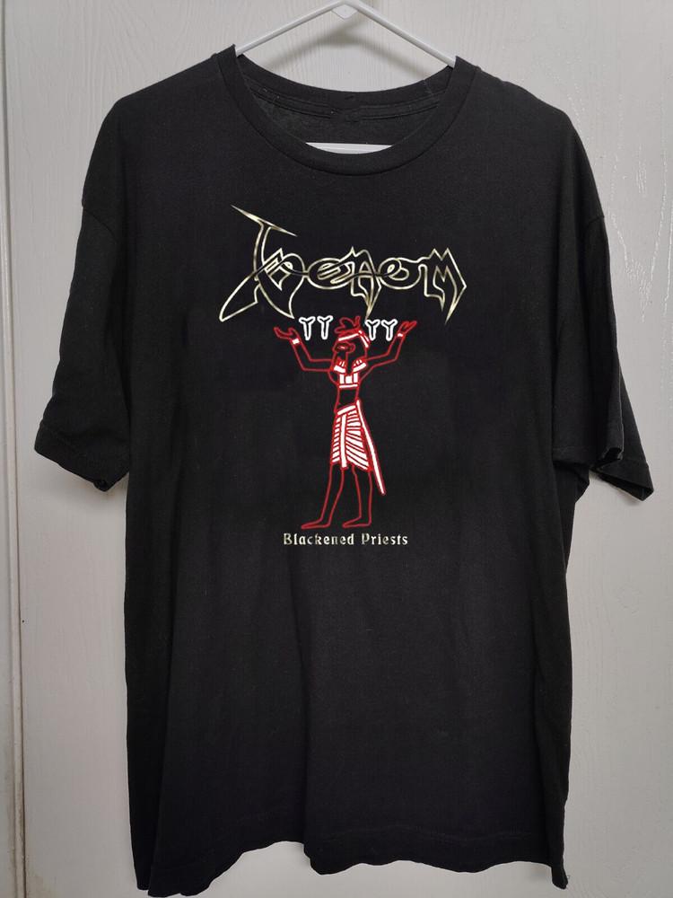 

Venom Blackened Priest 2025 Black T Shirt All Size S-5Xl AL868 Unisex T-Shirt XXXXL