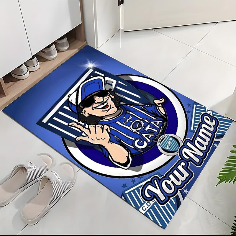 Club Deportivo Godoy Cruz (1) Rug Suitable For Spaces Such As Bedrooms And Entryways Features A Non Slip Backing An Ideal Choice For A Gift