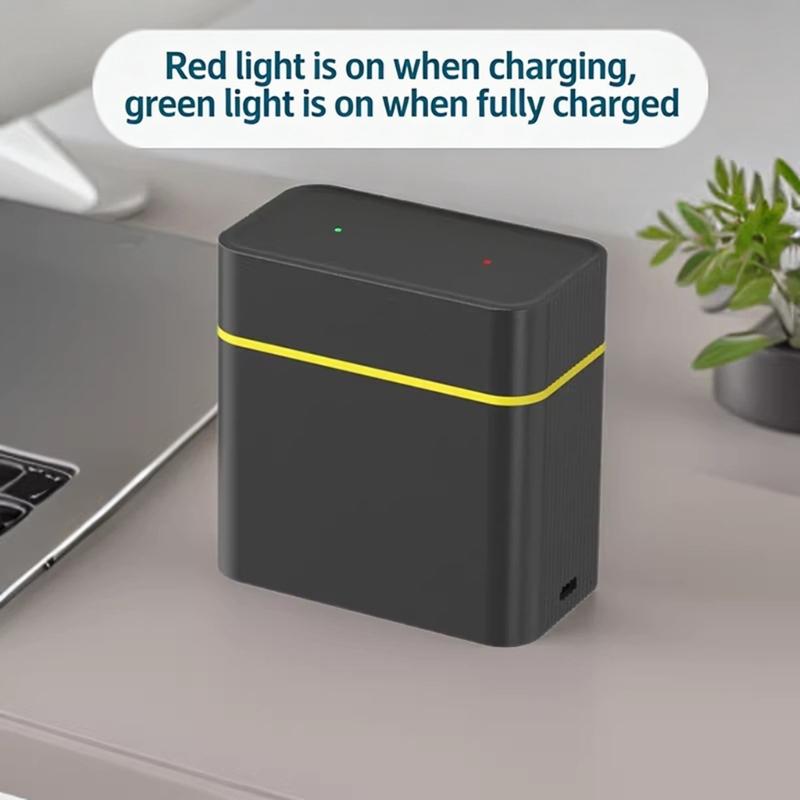 Two Slot D Size Battery Charging Box With Intelligent Flip Cover Design And Safety Protections