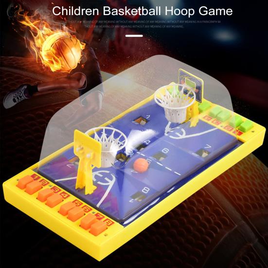 Basketball Board Game 2 Players Interactive Educational Finger Push Basketball Launching Toy Mini Basketball Court Indoor Basketball Shoot Hoop Game