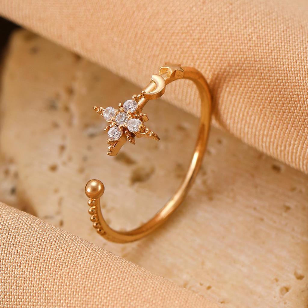 High-End Cross-Border Fashion Bow Ring for Women - European & American Style Open Index Finger Accessory